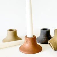 Mina Short Taper Candle Holder